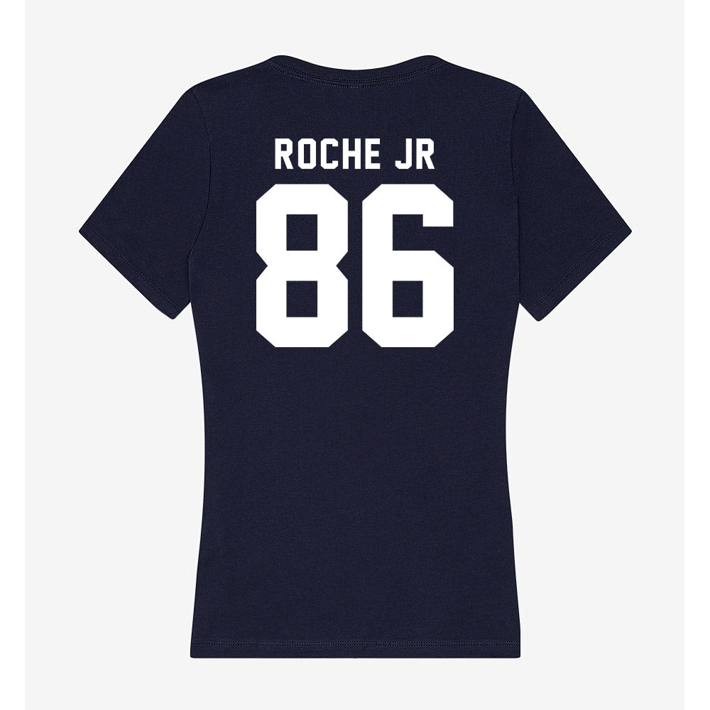 Georgia Tech - NCAA Football : Kevin Roche Jr - Women's V-Neck T-Shirt-1