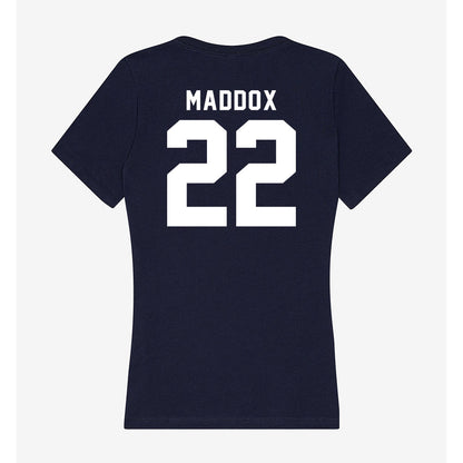 Georgia Tech - NCAA Football : Trelain Maddox - Women's V-Neck T-Shirt-1