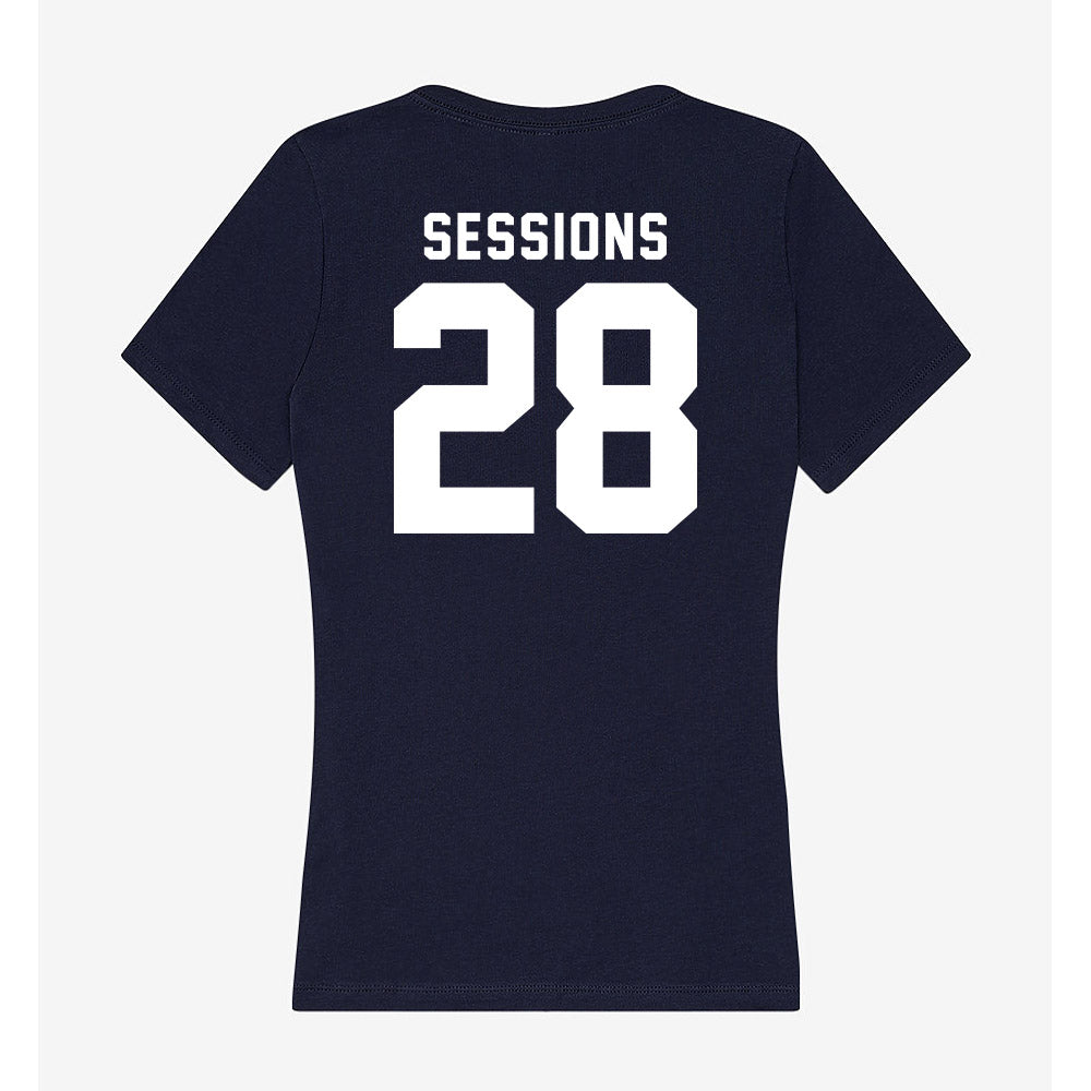 Georgia Tech - NCAA Football : Elgin Sessions - Women's V-Neck T-Shirt-1