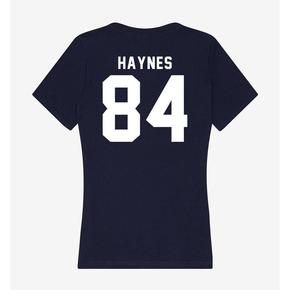 Georgia Tech - NCAA Football : Evan Haynes - Women's V-Neck T-Shirt-1