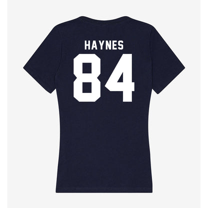 Georgia Tech - NCAA Football : Evan Haynes - Women's V-Neck T-Shirt-1
