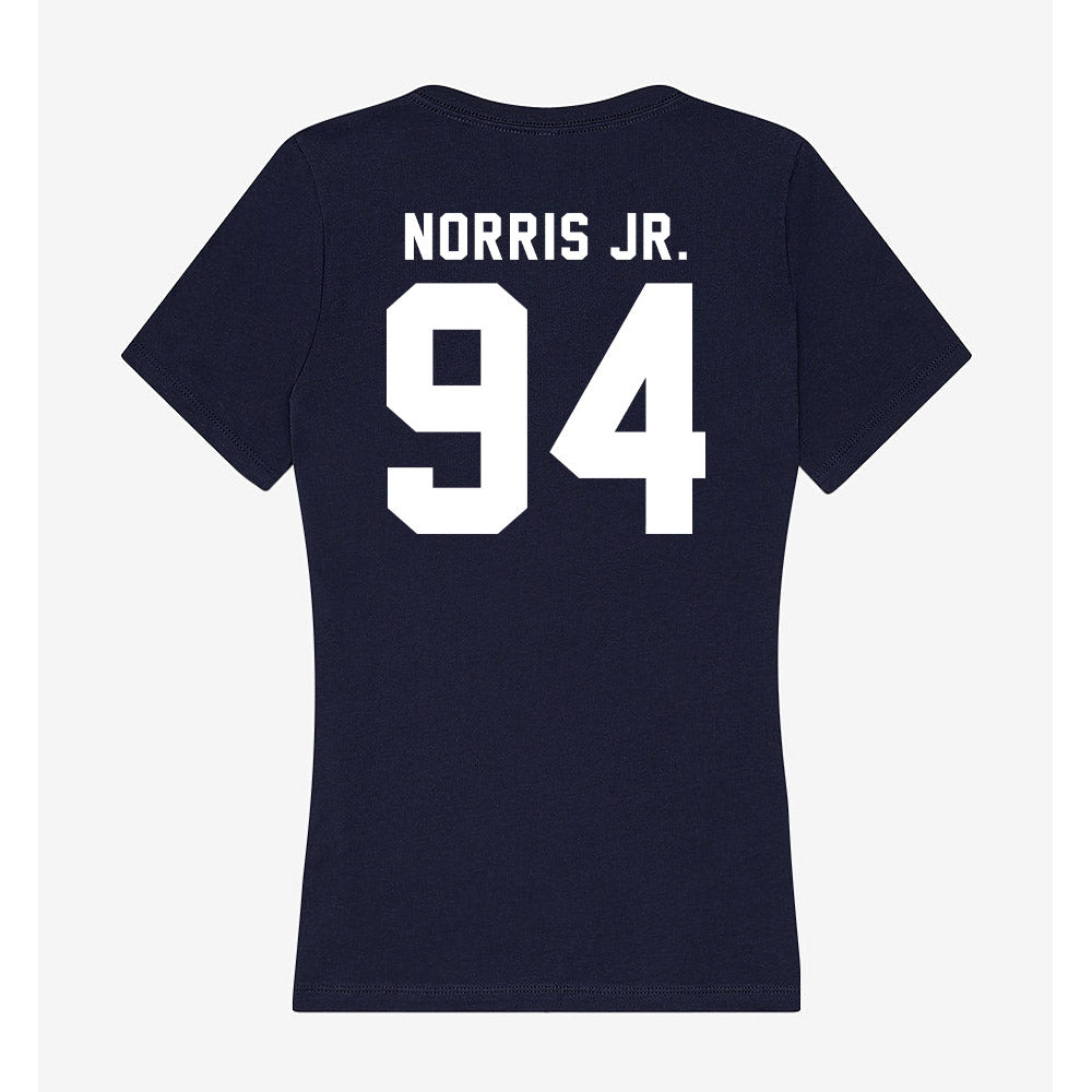 Georgia Tech - NCAA Football : Derry Norris Jr. - Women's V-Neck T-Shirt-1