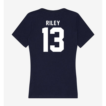 Georgia Tech - NCAA Football : Savion Riley - Women's V-Neck T-Shirt-1