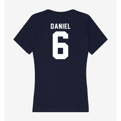 Georgia Tech - NCAA Baseball : Caleb Daniel - Women's V-Neck T-Shirt-1