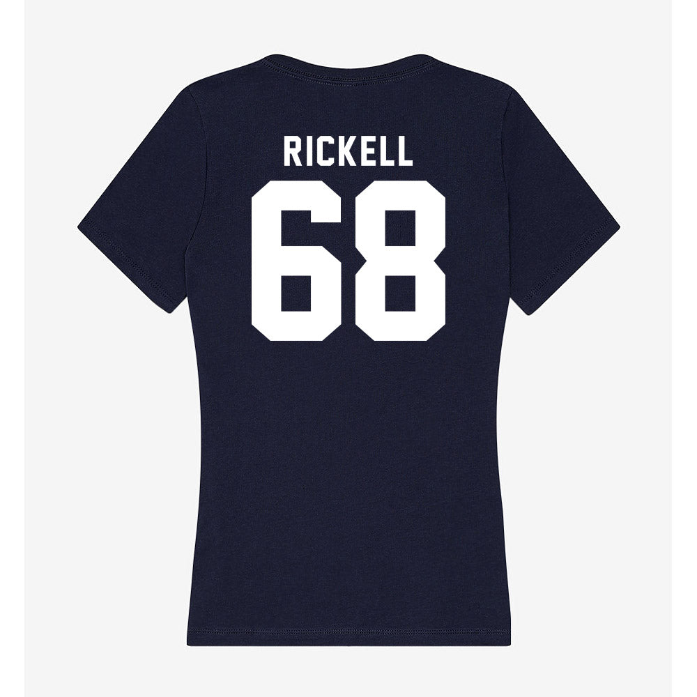 Georgia Tech - NCAA Football : Eli Rickell - Women's V-Neck T-Shirt-1