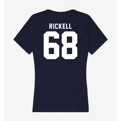 Georgia Tech - NCAA Football : Eli Rickell - Women's V-Neck T-Shirt-1