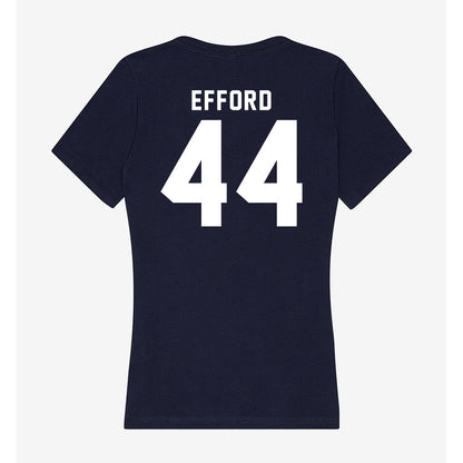 Georgia Tech - NCAA Football : Kyle Efford - Women's V-Neck T-Shirt-1