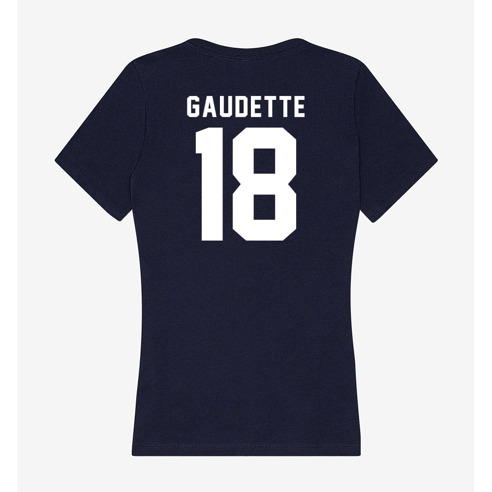 Georgia Tech - NCAA Baseball : Caden Gaudette - Women's V-Neck T-Shirt-1