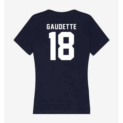 Georgia Tech - NCAA Baseball : Caden Gaudette - Women's V-Neck T-Shirt-1