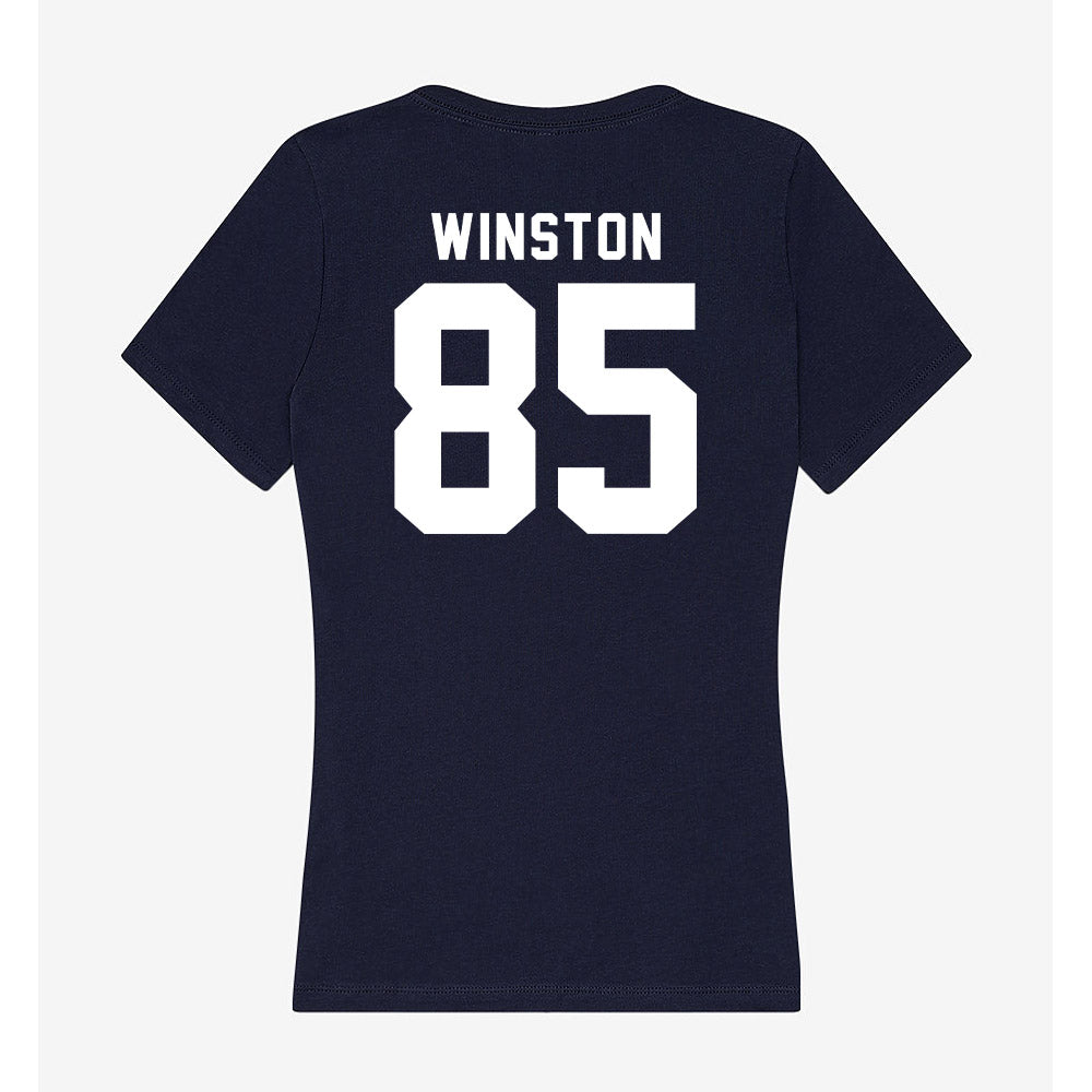 Georgia Tech - NCAA Football : Jj Winston - Women's V-Neck T-Shirt-1