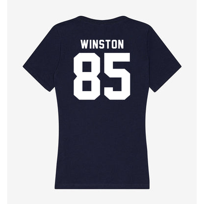 Georgia Tech - NCAA Football : Jj Winston - Women's V-Neck T-Shirt-1