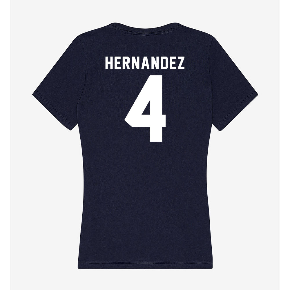 Georgia Tech - NCAA Baseball : Alex Hernandez - Women's V-Neck T-Shirt-1