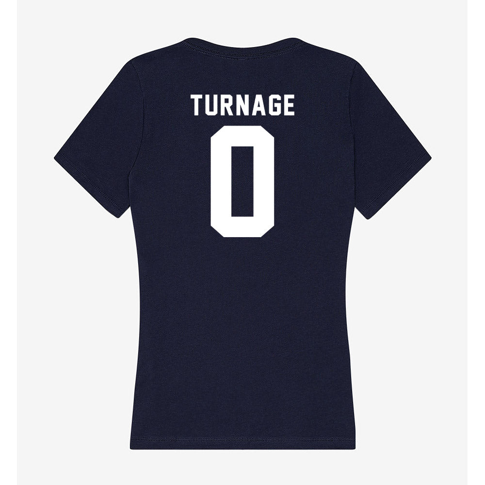 Georgia Tech - NCAA Women's Basketball : Brianna Turnage - Women's V-Neck T-Shirt-1