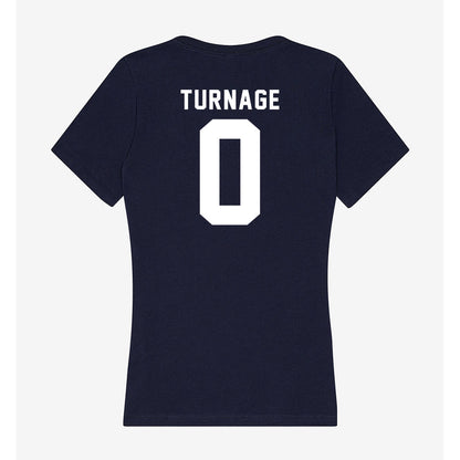 Georgia Tech - NCAA Women's Basketball : Brianna Turnage - Women's V-Neck T-Shirt-1
