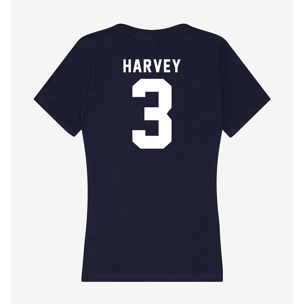 Georgia Tech - NCAA Football : Ahmari Harvey - Women's V-Neck T-Shirt-1
