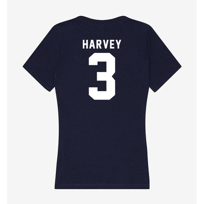 Georgia Tech - NCAA Football : Ahmari Harvey - Women's V-Neck T-Shirt-1