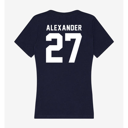 Georgia Tech - NCAA Football : Chad Alexander - Women's V-Neck T-Shirt-1