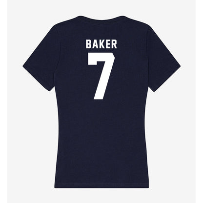 Georgia Tech - NCAA Baseball : Will Baker - Women's V-Neck T-Shirt-1