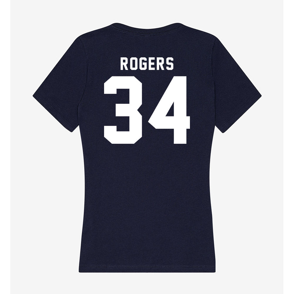 Georgia Tech - NCAA Baseball : Drew Rogers - Women's V-Neck T-Shirt-1