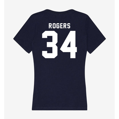Georgia Tech - NCAA Baseball : Drew Rogers - Women's V-Neck T-Shirt-1
