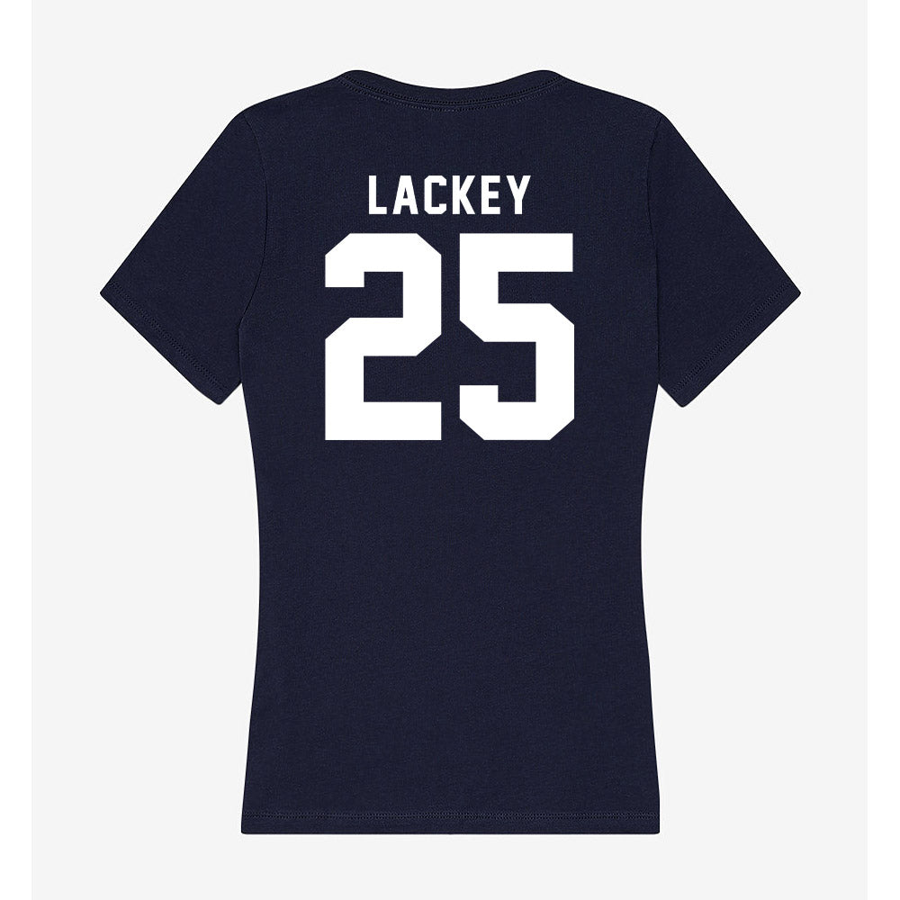 Georgia Tech - NCAA Baseball : Vahn Lackey - Women's V-Neck T-Shirt-1