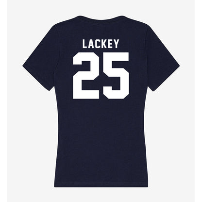 Georgia Tech - NCAA Baseball : Vahn Lackey - Women's V-Neck T-Shirt-1