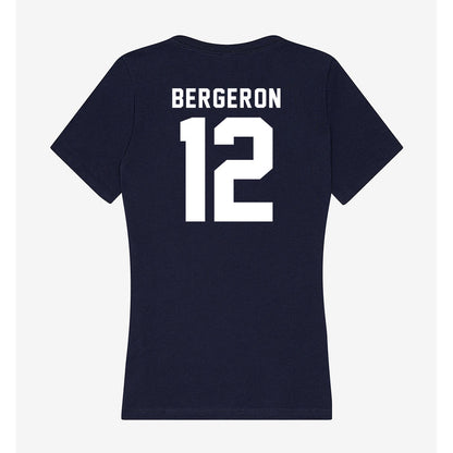 Georgia Tech - NCAA Football : Cole Bergeron - Women's V-Neck T-Shirt-1