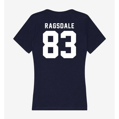 Georgia Tech - NCAA Football : Blake Ragsdale - Women's V-Neck T-Shirt-1