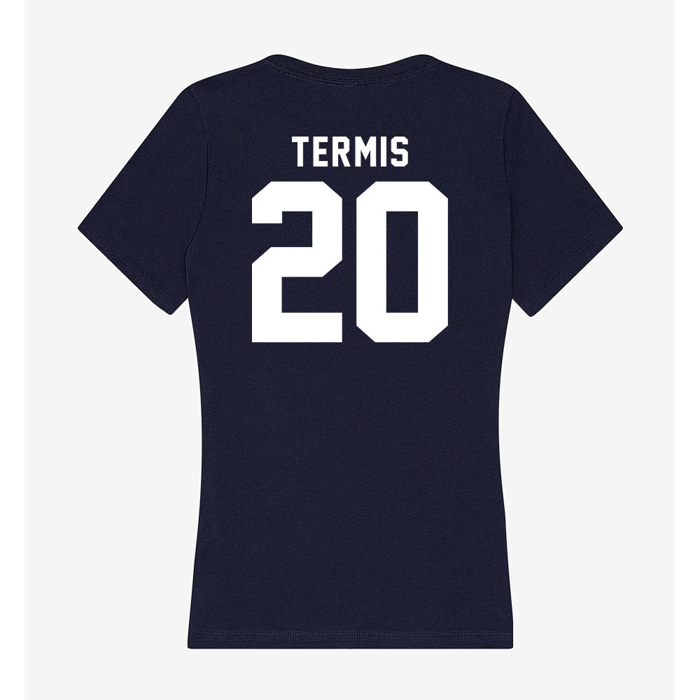 Georgia Tech - NCAA Women's Basketball : Ariadna Termis - Women's V-Neck T-Shirt-1