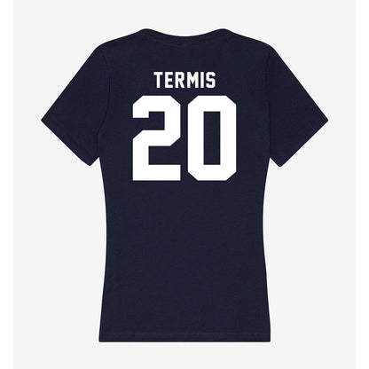 Georgia Tech - NCAA Women's Basketball : Ariadna Termis - Women's V-Neck T-Shirt-1