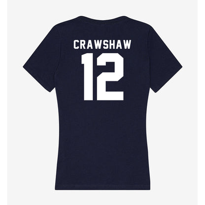 Georgia Tech - NCAA Women's Basketball : Jada Crawshaw - Women's V-Neck T-Shirt-1