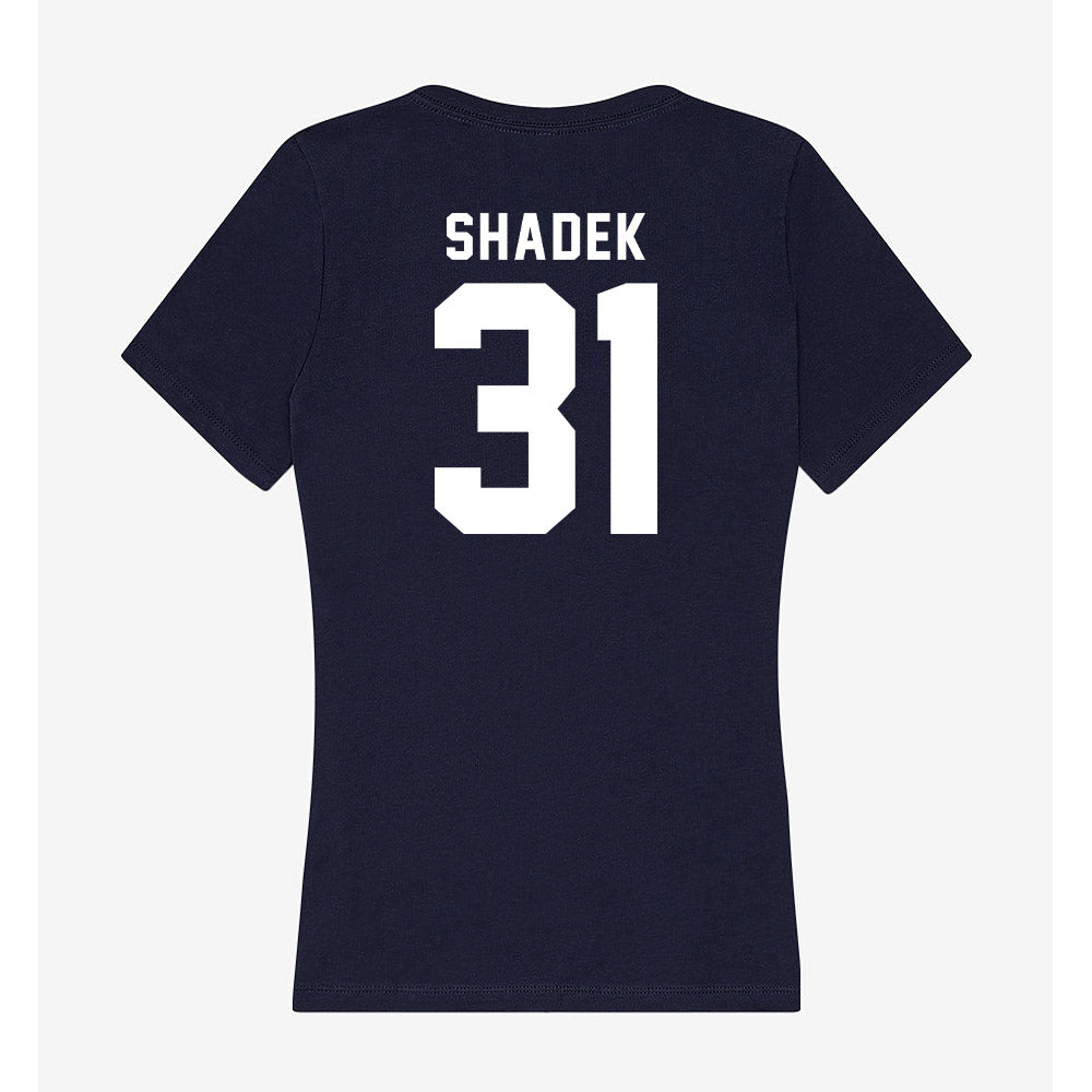 Georgia Tech - NCAA Baseball : Justin Shadek - Women's V-Neck T-Shirt-1