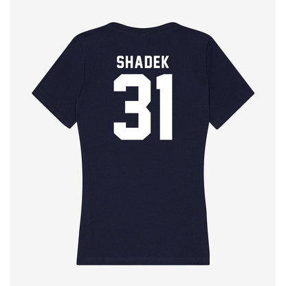 Georgia Tech - NCAA Baseball : Justin Shadek - Women's V-Neck T-Shirt-1