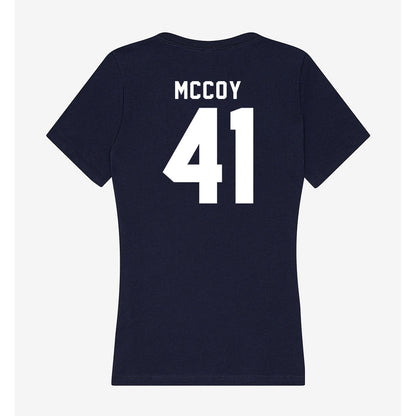 Georgia Tech - NCAA Football : Taje McCoy - Women's V-Neck T-Shirt-1