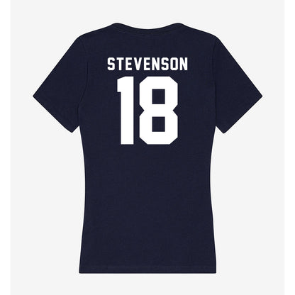 Georgia Tech - NCAA Football : Troy Stevenson - Women's V-Neck T-Shirt-1
