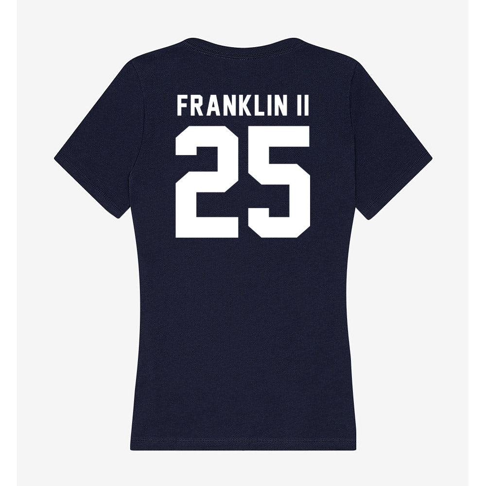 Georgia Tech - NCAA Football : Cedric Franklin Ii - Women's V-Neck T-Shirt-1
