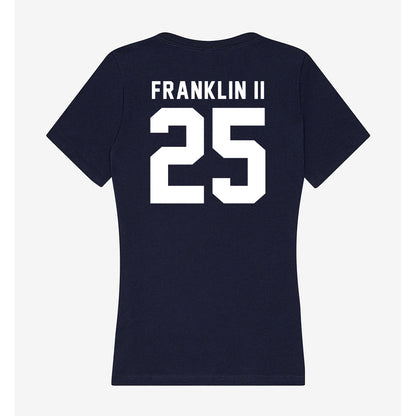 Georgia Tech - NCAA Football : Cedric Franklin Ii - Women's V-Neck T-Shirt-1