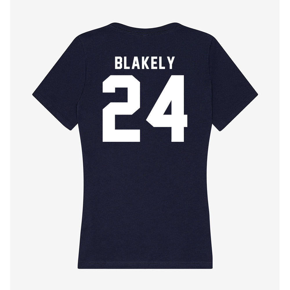 Georgia Tech - NCAA Baseball : Jackson Blakely - Women's V-Neck T-Shirt-1