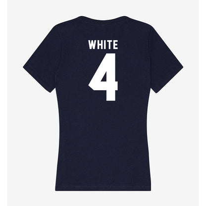 Georgia Tech - NCAA Football : Daiquan White - Women's V-Neck T-Shirt-1