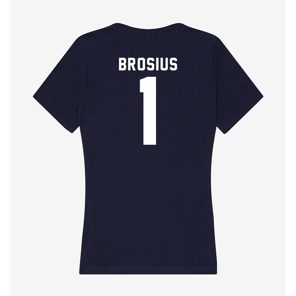 Georgia Tech - NCAA Baseball : Parker Brosius - Women's V-Neck T-Shirt-1
