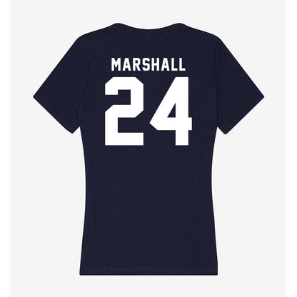 Georgia Tech - NCAA Football : Shane Marshall - Women's V-Neck T-Shirt-1