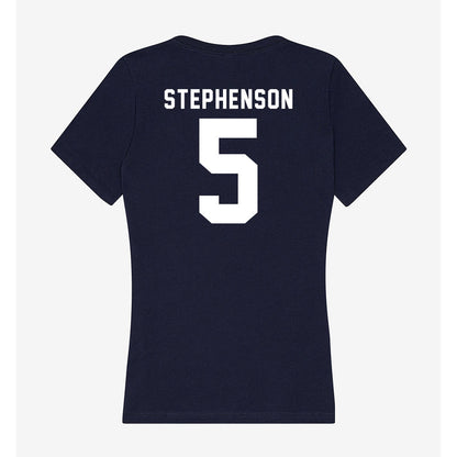 Georgia Tech - NCAA Baseball : Dominic Stephenson - Women's V-Neck T-Shirt-1