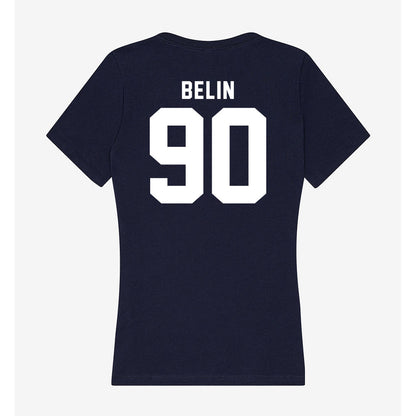 Georgia Tech - NCAA Football : Blake Belin - Women's V-Neck T-Shirt-1