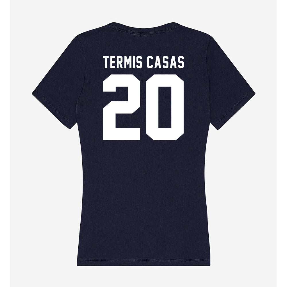 Georgia Tech - NCAA Women's Basketball : Ariadna Termis Casas - Women's V-Neck T-Shirt-1