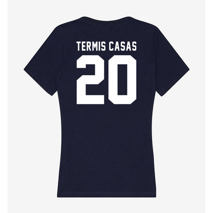 Georgia Tech - NCAA Women's Basketball : Ariadna Termis Casas - Women's V-Neck T-Shirt-1
