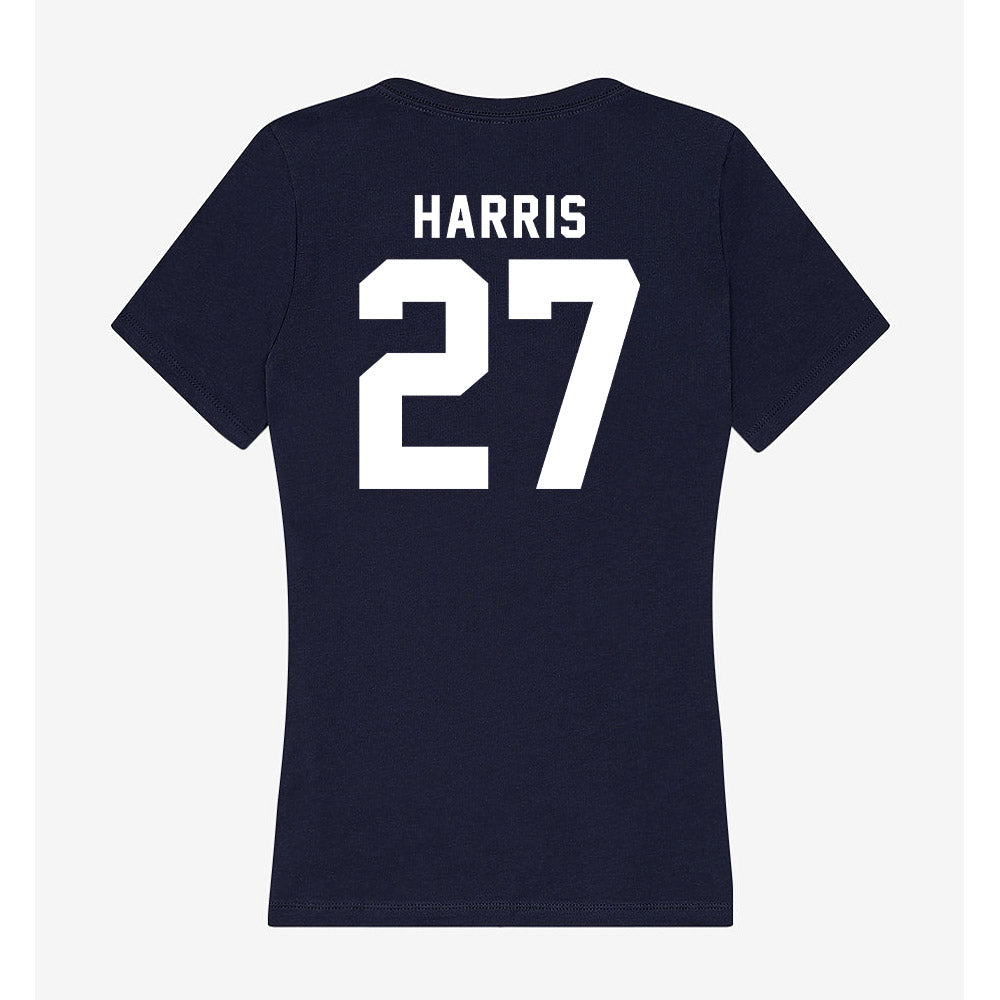 Georgia Tech - NCAA Football : Tae Harris - Women's V-Neck T-Shirt-1