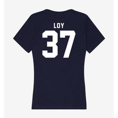 Georgia Tech - NCAA Baseball : Dylan Loy - Women's V-Neck T-Shirt-1