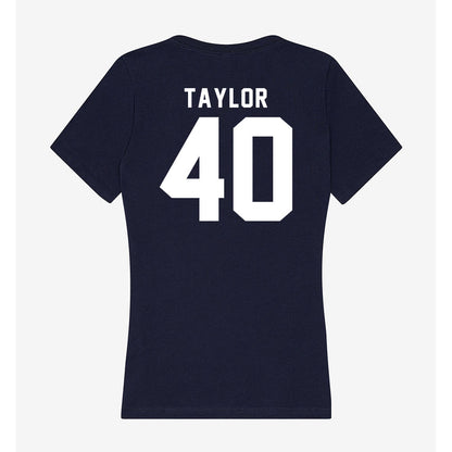 Georgia Tech - NCAA Football : Joshua Taylor - Women's V-Neck T-Shirt-1