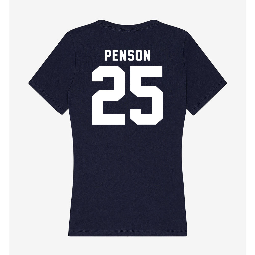 Georgia Tech - NCAA Football : Dalen Penson - Women's V-Neck T-Shirt-1