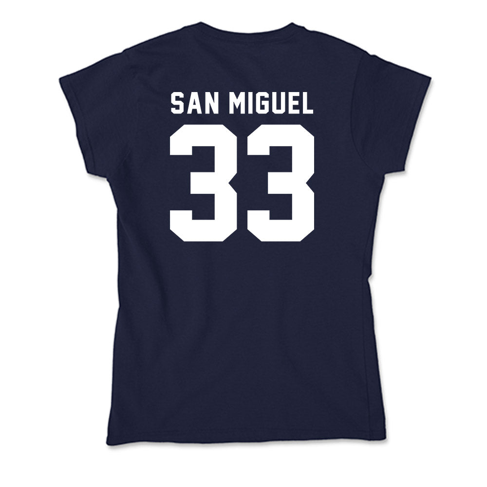 Georgia Tech - NCAA Men's Basketball : Marcos San Miguel - Soft Style Women’s T-Shirt-1